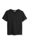 NA-KD Basic T-skjorte i bomull med rund hals - Black