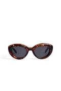 NA-KD Oppblåsbare cateye-solbriller - Brown