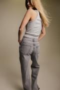 NA-KD Jeans med lavt liv - Grey