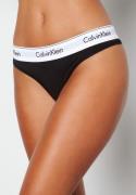 Calvin Klein CK One Cotton Thong 001 Black M