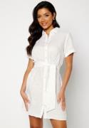 Bubbleroom Care Alyssa Linen dress Offwhite 38