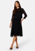 Bubbleroom Occasion Lace Midi Dress Black 46