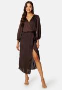 Bubbleroom Occasion Jolene Knot Dress Dark brown 38