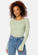 BUBBLEROOM Sabine knitted top Light green XS