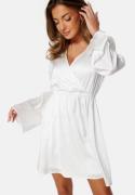 Bubbleroom Occasion Malique Satin Dress White S