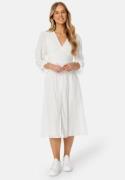 BUBBLEROOM Broderi Anglaise Midi Dress White 38