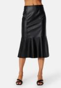 BUBBLEROOM Emme pu skirt Black S