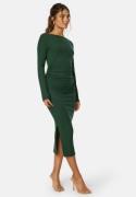 BUBBLEROOM Minea Drapy Dress Dark green XL