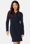 GANT Slim Shield LS Pique Dress EVENING BLUE XL