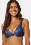 Wonderbra Glamour Triangle Bra Blue Navy 80B