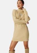 Calvin Klein Jeans Washed Monologo Sweater Dress AAT Warm Sand L
