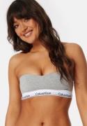 Calvin Klein Lightly Lined Bandeau Grey XS