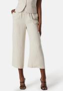 Pieces Pcvinsty HW Linen Culotte Oatmeal Stripes Black L