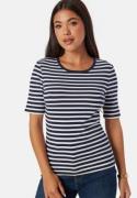 GANT Slim Striped Ribb T-Shirt Evening Blue XXL