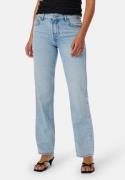ONLY Onlbree low straight rhinest denim jeans Light Blue Denim 26/32