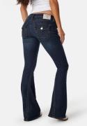 True Religion Joey Low Rise Flare Muddy Waters 29