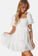 FOREVER NEW Charlize Embroidered Mini Dress White 44