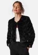 Chiara Forthi Diva Party Faux Fur Black 44