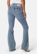 True Religion Becca Mid Rise Bootcut Flap Peak Spot 23