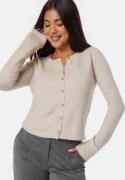 BUBBLEROOM Knitted Cardigan Light beige XS