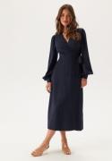 BUBBLEROOM Wrap Dress Navy 40