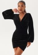 Bubbleroom Occasion Leija Velvet Dress Black M