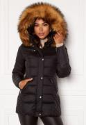 ROCKANDBLUE Beam Mid Coat Black/Beige 38