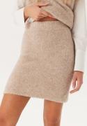 VILA Viabby Knit Skirt Natural Melange M