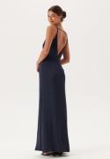 Bubbleroom Occasion Waterfall Mermaid Gown Dark blue 38