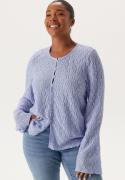 Happy Holly Trumpet Sleeve Lace Cardigan Light blue 40/42