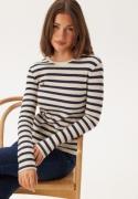 VILA Viamelie O-neck L/S TOP TOP TO Navy Blazer Stripes:birch XL