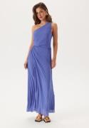 FOREVER NEW Mirabelle Pleated Asymm Maxi Dress Cornflower Blue 36(UK8)