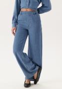 Object Collectors Item Objframe Lisa Wide Mw Pants Light Blue Denim M