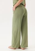 VILA Vijosa Hw Wide Pants - Noos Oil Green 38