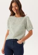 VILA Visonja O-neck S/S TOP/LN TOP/ Silt Green 34
