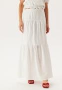 BUBBLEROOM Broderie Anglaise Maxi Skirt White M