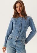 ONLY Onlgina Tailored Jacket Dnm Light Blue Denim S