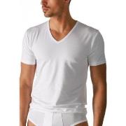 Mey Dry Cotton V-Neck Shirt Hvit 3XL Herre
