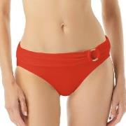 Michael Kors Iconic Solids Bikini Bottom Rød nylon Large Dame