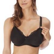 Freya BH Pure Underwire Moulded Nursing Bra Svart nylon G 70 Dame