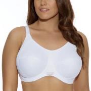 Elomi BH Energise Sports Bra Hvit nylon F 80 Dame