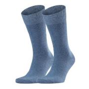 Falke Strømper 2P Happy Socks Denim Str 43/46 Herre