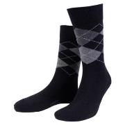 Amanda Christensen Strømper True Ankle Argyle Sock Svart/Grå Str 47/50...