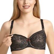 Anita BH Fleur Underwire Nursing Bra Svart polyamid E 85 Dame