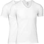 JBS 2P Bamboo T-shirt V-Neck Hvit Large Herre