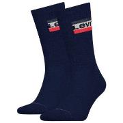 Levis Strømper 2P Sport Regular Cut Sock Mørkblå Str 39/42