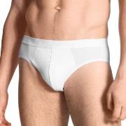 Calida 3P Natural Benefit Brief Hvit bomull Medium Herre