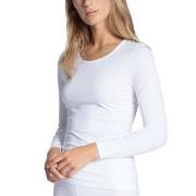 Calida Natural Comfort Top Long Sleeve Hvit bomull Medium Dame
