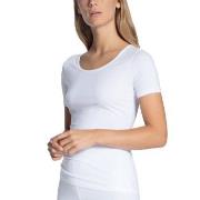 Calida Natural Comfort T-shirt Hvit bomull Medium Dame