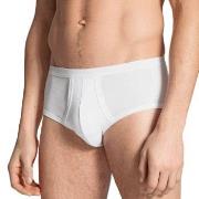 Calida Twisted Cotton Midi Hvit bomull Medium Herre